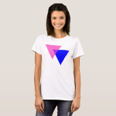 Biangle Bisexueller Stolz T-Shirt (Vorne ganz)