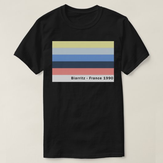 Biarritz 1990 Olympia T-Shirt (Design vorne)