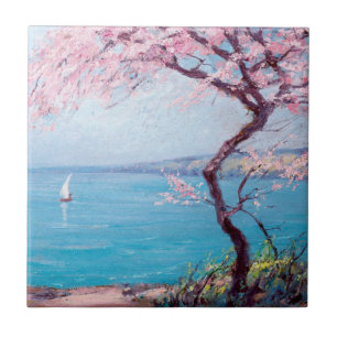 Biarritz Beach (von Kimon Loghi) Fliese