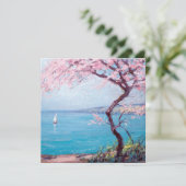 Biarritz Beach (von Kimon Loghi) Karte (Stehend Vorderseite)