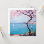 Biarritz Beach (von Kimon Loghi) Karte (Vorderseite/Rückseite Beispiel)