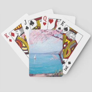 Biarritz Beach (von Kimon Loghi) Spielkarten