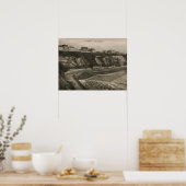 Biarritz Côte des Basque Frankreich Poster (Küche)