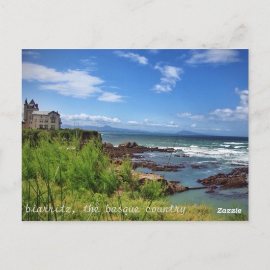 Biarritz, das Baskenland Postkarte (Rückseite)