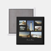 Biarritz France Magnet (Vorderseite/Rückseite)