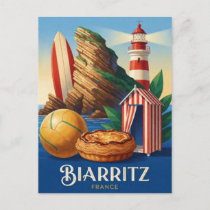 Biarritz Frankreich Baskenland Reise  Postkarte