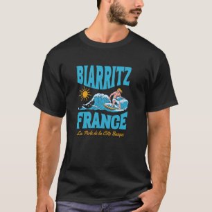 Biarritz Frankreich die Perle der baskischen Küste T-Shirt