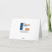 Biarritz Holiday Lighting Feiertagskarte (Rückseite)