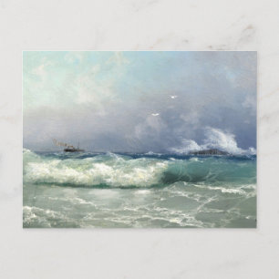 Biarritz, Ivan Konstantinowitsch Aivazovsky Postkarte