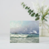 Biarritz, Ivan Konstantinowitsch Aivazovsky Postkarte (Stehend Vorderseite)