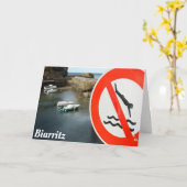 Biarritz Karte (Gelbe Blume)