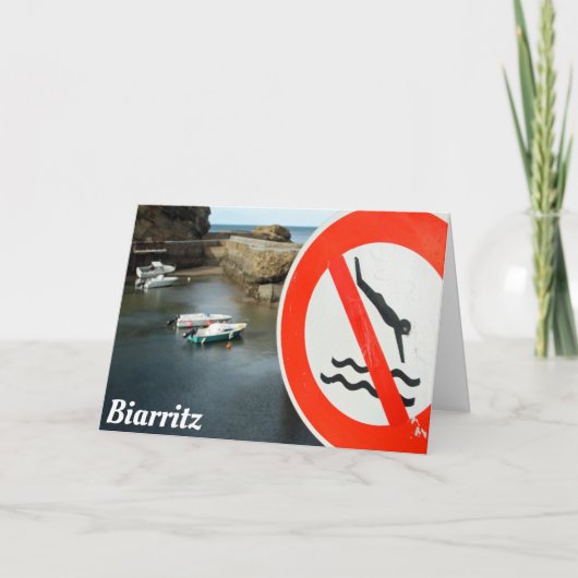 Biarritz Karte (Vorderseite)