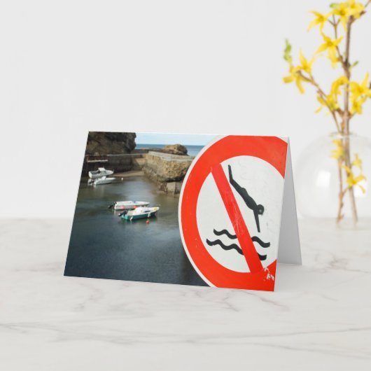 Biarritz Karte (Gelbe Blume)