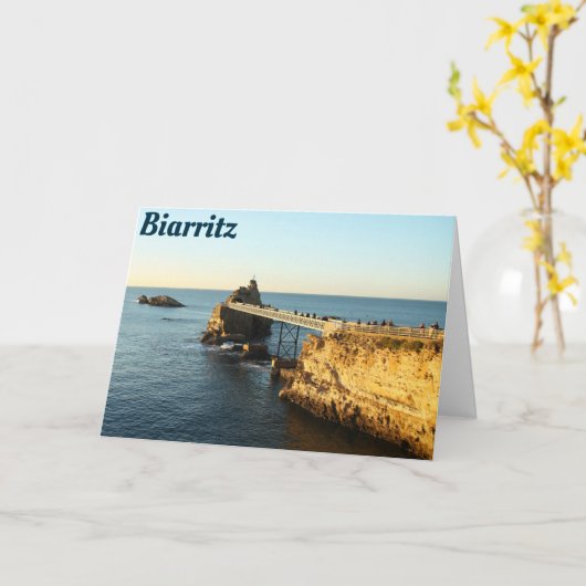 Biarritz Karte (Gelbe Blume)