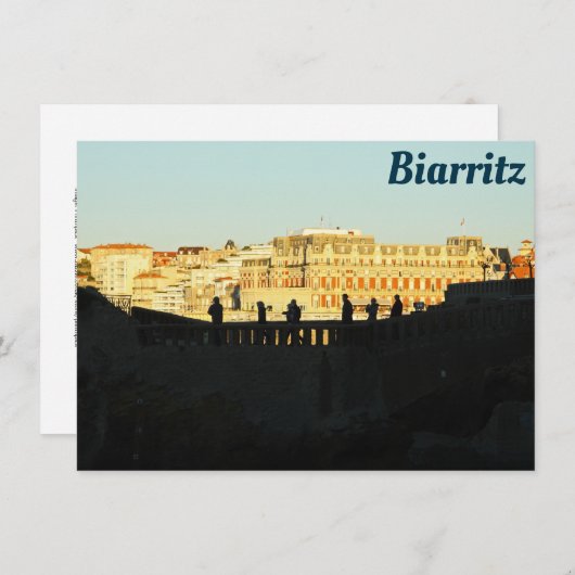 Biarritz-Karte (Vorne/Hinten)