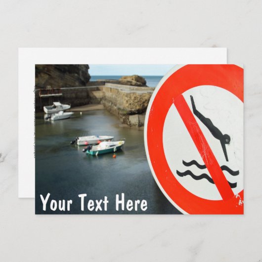 Biarritz-Karte (Vorne/Hinten)