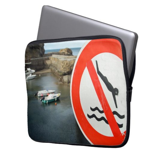 Biarritz Laptopschutzhülle (Vorderseite Links)