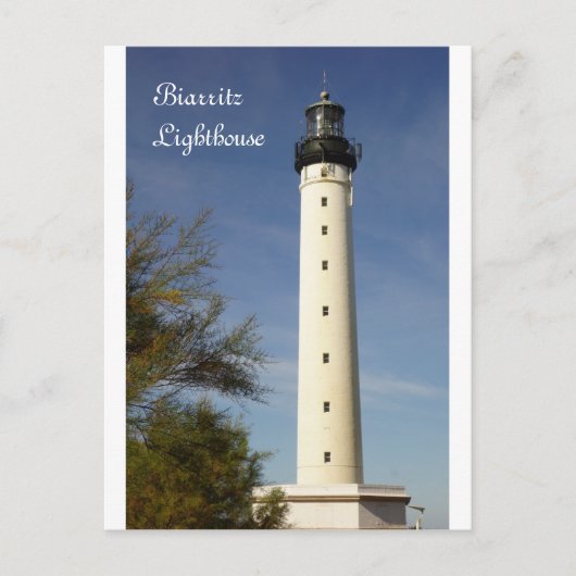 Biarritz Lighthouse Postcard Postkarte (Vorderseite)