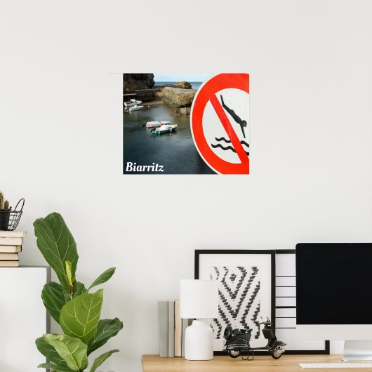 Biarritz Poster (Heimbüro)