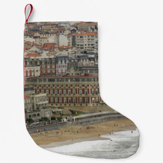 Biarritz Strand, Belle Époque Architektur. Kleiner Weihnachtsstrumpf