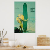Biarritz Surfposter | Surf | Surfer Poster (Küche)