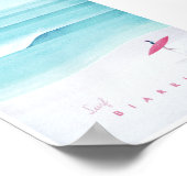 Biarritz Vintage Travel Poster (Ecke)