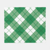 Bias kariert Kariert Fleecedecke (Vorderseite (Horizontal))