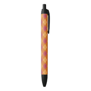 Bias Karo in Orange und Pink Kugelschreiber