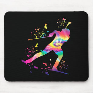 Biathlet nordischer Skilanglauf Biathlon  Mousepad