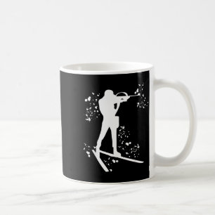 Biathlet Skilanglauf Biathlon  Kaffeetasse