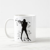 Biathlet Skilanglauf Biathlon Kaffeetasse (Links)