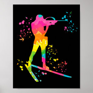 Biathlet Skilanglauf Biathlon Poster