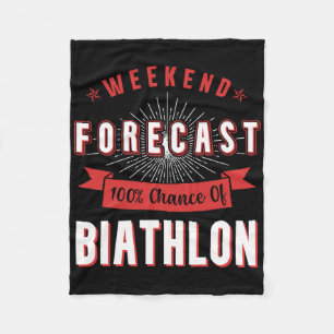 Biathlete Athlete Player Winter Sports Weekend Fre Fleecedecke