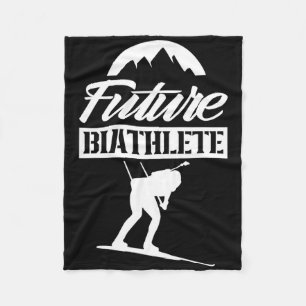 Biathlete Biathlon Biathlon Fleecedecke