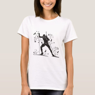 Biathlete Nordic Ski Biathlon 14 T-Shirt