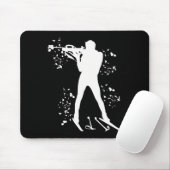 Biathlete Nordic Ski Biathlon 1 Mousepad (Mit Mouse)