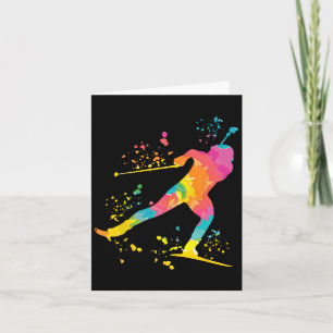 Biathlete Nordic Ski Biathlon 25 Karte