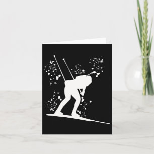Biathlete Nordic Ski Biathlon 28 Karte
