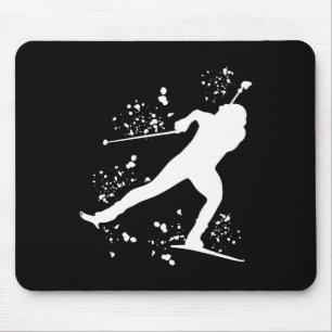 Biathlete Nordic Ski Biathlon 6 Mousepad