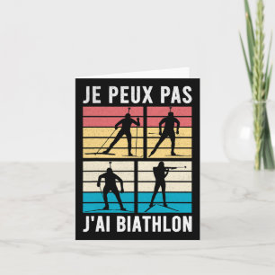 Biathleten Sportbiathlon Biathlon Karte