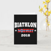 Biathlon 2018 karte (Gelbe Blume)