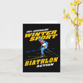 Biathlon 5 karte (Gelbe Blume)