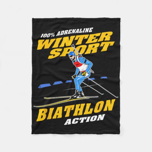 Biathlon 8 fleecedecke (Vorderseite)