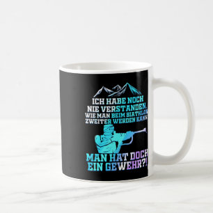 Biathlon and Rifle - Nie ein zweites Geschenk Kaffeetasse