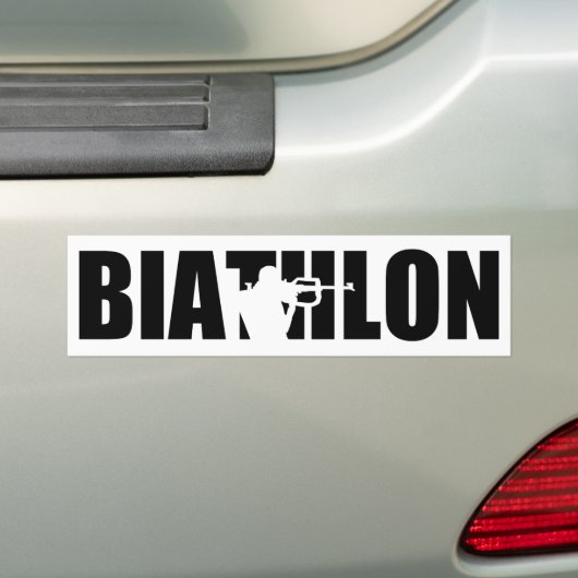 Biathlon Autoaufkleber (Auf Auto)