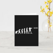 Biathlon Biathlet Human Evolution Shooting Range W Karte (Gelbe Blume)