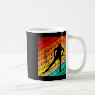 Biathlon Biathlet Skifahrer Skifahren Ski Vintage Kaffeetasse