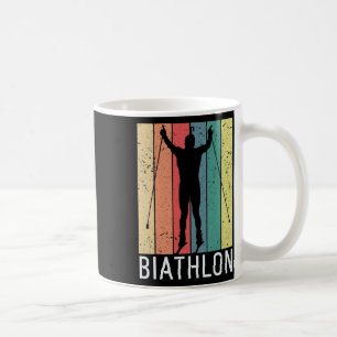 Biathlon Biathlete Wintersport Langlaufski Kaffeetasse