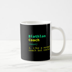 Biathlon Coach Definition Sonniges Biathlete Spaß  Kaffeetasse