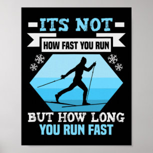 Biathlon Es ist nicht so schnell, wie schnell man Poster